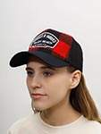 Бейсболка WHEELS AND WAVES арт. WHW/0/1/CAS/WWE Wheels and Waves (красный / черный)